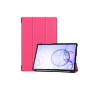 Etui Samsung Galaxy TAB S6 10,5 2019 T860 / T865 Wifi - 4G/LTE Smartcover pliable rose avec stand - Housse coque de protection New Galaxy TAB S6 - Accessoires tablette pochette XEPTIO 10.5 : Exceptional Smart case ! Rose