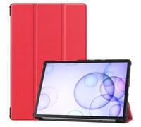 Etui Samsung Galaxy TAB S6 10,5 2019 T860 / T865 Wifi - 4G/LTE Smartcover pliable rouge avec stand - Housse coque de protection New Galaxy TAB S6 - Accessoires tablette pochette XEPTIO 10.5 : Exceptional Smart case ! Rouge