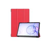 Etui Samsung Galaxy TAB S6 10,5 2019 T860 / T865 Wifi - 4G/LTE Smartcover pliable rouge avec stand - Housse coque de protection New Galaxy TAB S6 - Accessoires tablette pochette XEPTIO 10.5 : Exceptional Smart case ! Rouge