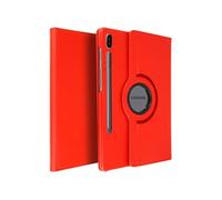 Etui pour Samsung Galaxy Tab S6 10.5 Protection Intégrale Support Rotatif 360° Rouge