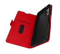 Coque et étui téléphone mobile AVIZAR Etui pour Samsung S20 FE Porte-cartes Support vidéo Double Languette Rouge