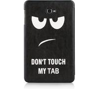 Étui Samsung Tab A 10.1 2016 - Pu Cuir Cover Case Stand Etui Flip Housse Pour Samsung Galaxy Tab A 10.1 Pouces T580n / T585n (2016 Version) Coque De Protection,Dont Touch