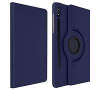 Étui Integrale pour Galaxy Tab S8 avec Support Orientation 360° Bleu nuit