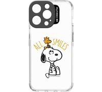 Étui SBS avec motif Peanuts et protection de l'objectif pour iPhone 14 Pro, transparent