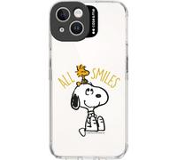 Étui SBS avec motif Peanuts et protection de l'objectif pour iPhone 14, Transparent