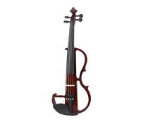 Étui Silencieux En Bois Massif Pour Violon Électrique 4/4 Pleine Grandeur Noir Bleu Et Rouge Violons Acoustiques(Other)