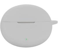 Étui Silicone Antichoc Compatible Oppo Enco Free 4 Et Oneplus Buds 4 ¿ Slim, Résistant Aux Rayures, Attache Sangle Intégrée, Compatible Charge Sans Fil, Gris