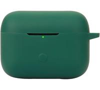 Étui silicone antichoc pour écouteurs Marshall Motif II ANC ¿ Housse de transport slim avec trou pour sangle, compatible charge sans fil, vert foncé