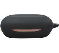 Étui silicone antichoc pour JBL Sense Lite ¿ Housse slim résistante avec attache porte-clés, compatible charge sans fil, noir