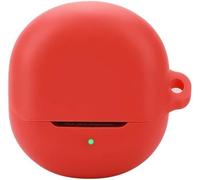 Étui Silicone Antichoc Pour Soundpeats Air 5 - Protection Slim Contre Chocs Et Rayures, Attache Sangle Intégrée, Compatible Charge Sans Fil - Rouge