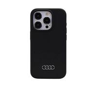 Audi Coque de protection rigide en silicone pour iPhone 15 Pro 6,1" AU-LSRIP15P-Q3/D1-BK