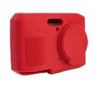 Étui Silicone pour Kodak FZ45 Antidérapant Étui Silicone pour(red)