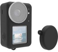 Etui Silicone Puluz pour Dji Osmo Action 4/3 avec couvre-objectif (Noir)