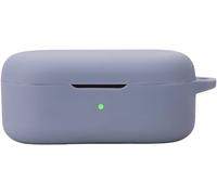 Étui Silicone Slim Antichoc Pour Oppo Enco Buds2 Pro - Housse De Transport Anti-Rayures Avec Trou De Sangle & Compatible Charge Sans Fil - Violet Taro