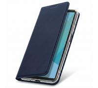 Étui Skin Pro pour Sony Xperia 10 VII avec Porte carte et Support Vidéo Dux Ducis Bleu marine