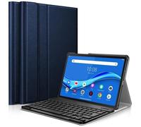 Étui slim KARYLAX pour Lenovo Tab K10 TB-X6C6F 10,3"" bleu avec clavier Bluetooth