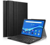 Étui slim noir + clavier Bluetooth pour Lenovo Tab K10 (TB-X6C6F) 10,3"" - compatible TB-X606F