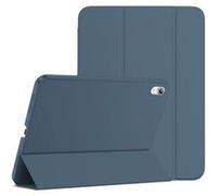EVETANE Étui Smart Cover iPad Mini 6e Génération et iPad Mini 7e Génération Bleu à Rabat avec Support