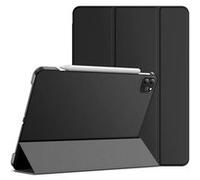 Housse Tablette EVETANE Coque silicone liquide pour Ipad Pro 12.9 (2018/2020/2021) Noir -