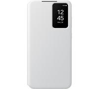 Etui Smart View avec porte-carte pour Galaxy S24+ Gris Clair
