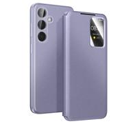 Étui Smart View pour Galaxy S26 avec Porte-cartes et Finition Antidérapant Gris lavande