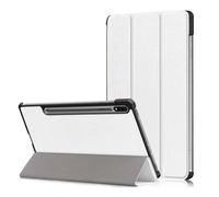 Etui Smartcover blanc pour Samsung Galaxy Tab S7 2020 et Galaxy Tab S8 / Tab S8 5G 11 pouces - Housse blanche coque de protection tablette pour New Galaxy Tab S7 / Tab S8 (SM-T870 / T875 et SM-X700 /