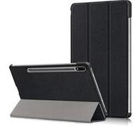Etui Smartcover noir pour Samsung Galaxy TAB S7 Plus / S7 FE / S8 Plus 12.4 pouces 4G / 5G - Housse noire coque de protection pour tablette Tab S7+/ S7 Plus 2020 / S7 FE 2021 5G / Tab S8+ 2022 12.4 - Accessoire pochette XEPTIO Blanc