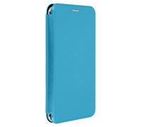 Etui Smartphone 3.8'' à 4.7'' Clapet Porte-carte Fonction Coulissante Bleu Clair