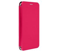 Étui Smartphone 3.8'' à 4.7'' Clapet Porte-carte Fonction Coulissante Fuchsia