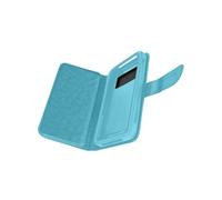 Etui Smartphone 4,3 à 4,7'' Portefeuille Mutirangements Caméra Slide turquoise