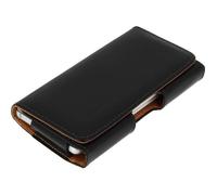 Étui Smartphone Universel Pochette Ceinture Clip + Passant Taille XXL - Noir