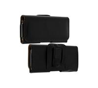 Étui Smartphone Universel Pochette Ceinture Clip + Passant Taille SL - Noir