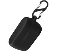 Étui Somstyle pour oreillettes sans fil Jabra Elite 3 - Silicone souple avec clip - Noir