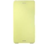 Etui Sony Style Cover Flip pour Xperia X Citron vert Jaune G