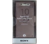 Etui Sony Style Cover Touch Noir pour Xperia XZ