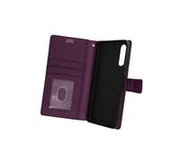 Etui Sony Xperia 10 IV Clapet Portefeuille Support Vidéo Dragonne violet