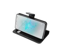 - Etui Sony Xperia XZ2 Compact Coque Housse Portefeuille PU Cuir, Noir [Dimensions PRECISES Smartphone : 135 x 65 x 12.1 mm, écran 5'']