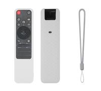 Étui Souple en Silicone avec Cordon pour LG MR-25GA télécommandes Coque antidérapante Housse de Protection (Blanc)