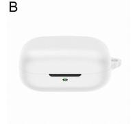 étui souple en silicone blanc pour écouteurs sans fil Moto Buds+ BT, offrant une protection intégrale.