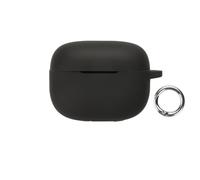 Étui Souple en Silicone Compatible avec Les écouteurs sans Fil pour Moto Buds 2 Pro - Coque résistante aux Chocs et aux Rayures, étui de Protection avec Mousqueton, Noir