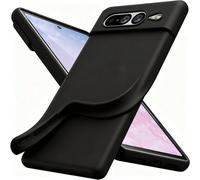 Étui souple en silicone noir compatible avec et les téléphones. Il présente un toucher doux et confortable, un revêtement anti-dérapant, anti-transpiration, anti-traces de doigts, résistant à l'usure,