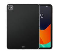 kwmobile Coque Tablette Compatible avec Apple iPad Pro 13" (2024) étui - Coque Protection en TPU - Noir-Transparent