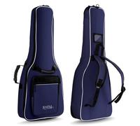 Rocktile Housse Classique 1/2 (gigbag rembourré, Harnais Sac à Dos, 2 Poches extérieures) Bleu