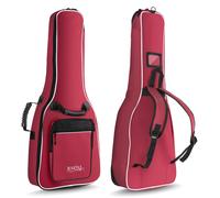 Étui Souple Housse pour Guitare Acoustique Classique 1/2 Bordeaux Rembbourrage