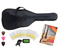 Étui Souple pour Acoustique 3/4 Guitar Rembourée Sac avec Accesoires Câble Corde