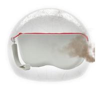 Étui souple pour lunettes de soleil | Étui à lunettes portable en silicone à suspendre pour lieu de travail, gym, voiture, voyage, camping, natation, école, sac à dos en plein air, gris, Refer to