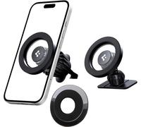 Etui Spigen Mft13 Support magnétique Magsafe pour tableau de bord et prise d'air Noir