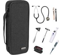 Étui Stéthoscope,Sac De Rangement De Voyage Compatible Avec Stéthoscopes 3m Littmann,Mdf,Adc,Et Autres Accessoires,Noir