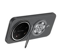 Étui Stylé pour Xiaomi 17 Pro / 17 Pro Max / 17 Ultra - Coque Ajourée Multifonction avec Support D'appareil Photo, Dissipation Thermique Et Anneau Magnétique,17pro Max,Grey