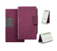 Étui Support magnétique pour Remarkable Paper Pro Move, Folio Tissage mosaïque, Porte-Stylo Rabattable, Veille/réveil Auto, Doublure Microfibre, Aimant Puissant (Bourgogne)